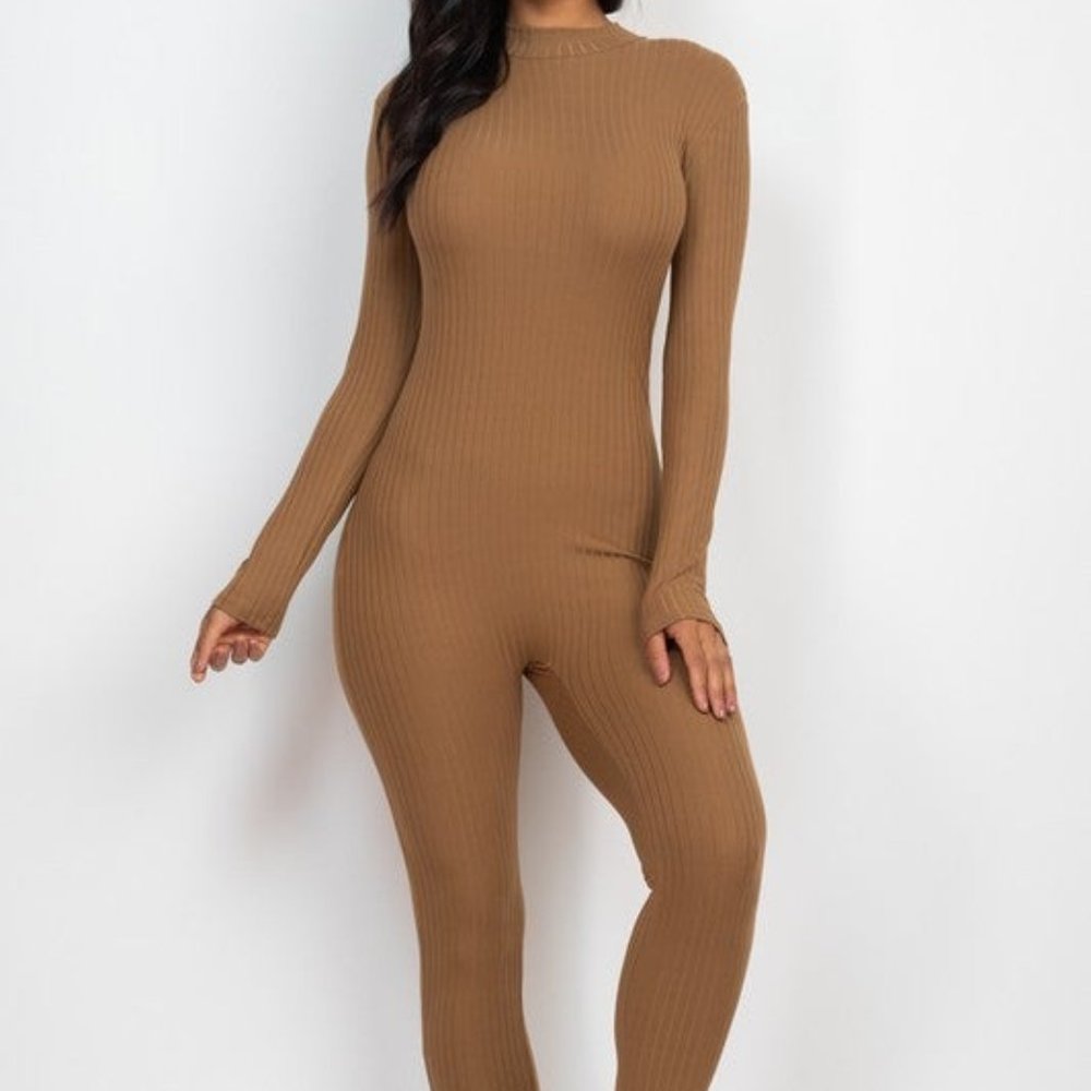 The Mock Neck Jumpsuit
